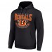 Cincinnati Bengals Starter Black ‘80s Inspired Pullover Hoodie