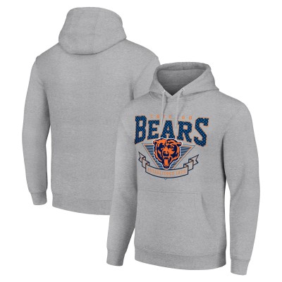 Толстовка Chicago Bears Starter Heather Gray ‘80s Inspired