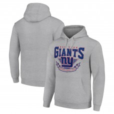 New York Giants Starter Heather Gray ‘80s Inspired Pullover Hoodie