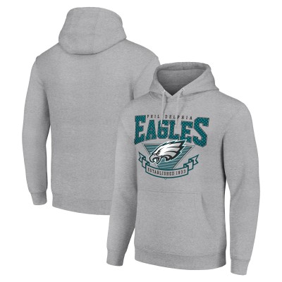 Толстовка Philadelphia Eagles Starter ‘80s Inspired - Heather Gray
