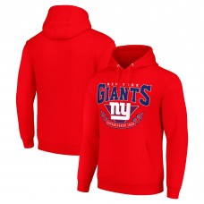 New York Giants Starter Red ‘80s Inspired Pullover Hoodie