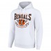 Cincinnati Bengals Starter White ‘80s Inspired Pullover Hoodie