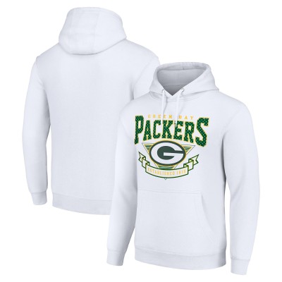Толстовка Green Bay Packers Starter White ‘80s Inspired