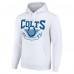 Indianapolis Colts Starter White ‘80s Inspired Pullover Hoodie