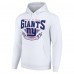 New York Giants Starter White ‘80s Inspired Pullover Hoodie