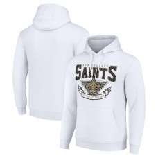 Толстовка New Orleans Saints Starter White ‘80s Inspired