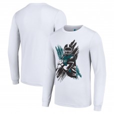 Футболка с длинным рукавом Philadelphia Eagles Starter Player X Logo Graphic - White