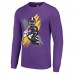 Футболка с длинным рукавом Minnesota Vikings Starter Player X Logo Graphic - Purple