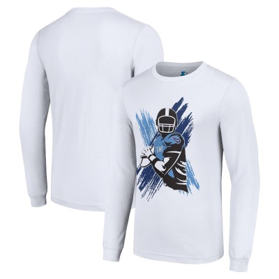 Футболка с длинным рукавом Tennessee Titans Starter Player X Logo Graphic - White