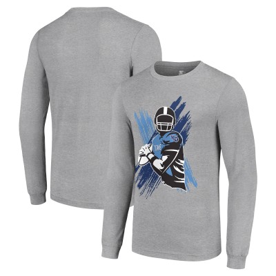 Футболка с длинным рукавом Tennessee Titans Starter Player X Logo Graphic - Heather Gray