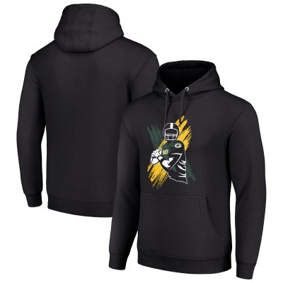 Толстовка Green Bay Packers Starter Black Player X Fleece