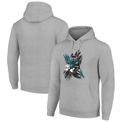 Толстовка на флисе Philadelphia Eagles Starter Player X Fleece - Heather Gray