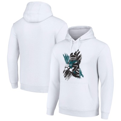 Толстовка на флисе Philadelphia Eagles Starter Player X Fleece - White
