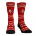 San Francisco 49ers Rock Em Socks Primary Crew Socks & Boxer Briefs Combo Pack
