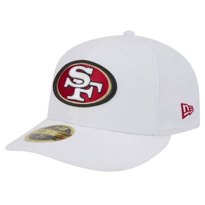Бейсболка San Francisco 49ers New Era Omaha Low Profile 59FIFTY - White