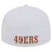 Бейсболка San Francisco 49ers New Era Omaha Low Profile 59FIFTY - White