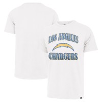 Los Angeles Chargers 47 White Overrun Franklin T-Shirt