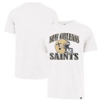 New Orleans Saints 47 Cream Overrun Franklin Throwback T-Shirt