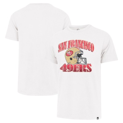 Футболка San Francisco 49ers 47 Overrun Franklin Throwback Logo - White