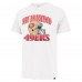 Футболка San Francisco 49ers 47 Overrun Franklin Throwback Logo - White
