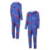 Buffalo Bills Concepts Sport Royal Roadway All Over Microfleece Full-Zip Union Suit