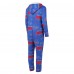 Buffalo Bills Concepts Sport Royal Roadway All Over Microfleece Full-Zip Union Suit