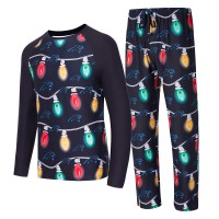 Carolina Panthers Concepts Sport Black Garland Knit Raglan Long Sleeve Top and Pants Set