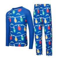 Los Angeles Chargers Concepts Sport Royal Garland Knit Raglan Long Sleeve Top and Pants Set