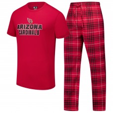 Arizona Cardinals Concepts Sport Cardinal/Black Vector Top & Flannel Pants Sleep Set Arizona Cardinals Concepts Sport Cardinal/Black Vector Top & Flannel Pants Sleep Set