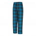 Carolina Panthers Concepts Sport Black/Blue Vector Top & Flannel Pants Sleep Set