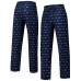 Seattle Seahawks Concepts Sport College Navy Record Allover Print Knit Pants