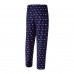 Denver Broncos Concepts Sport Navy Record Allover Print Knit Pants