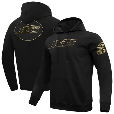 New York Jets Pro Standard Black Classic Chenille Pullover Hoodie