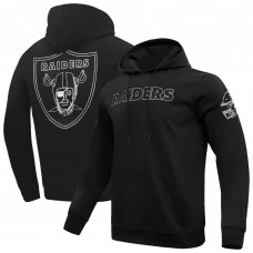 Las Vegas Raiders Pro Standard Black Classic Chenille Pullover Hoodie