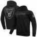 Las Vegas Raiders Pro Standard Black Classic Chenille Pullover Hoodie