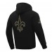Толстовка New Orleans Saints Pro Standard Black Classic Chenille