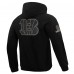 Cincinnati Bengals Pro Standard Black Classic Chenille Pullover Hoodie