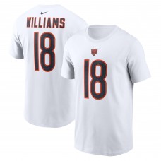 Футболка Caleb Williams Chicago Bears Nike 2024 NFL Draft First Round Pick Fuse Name & Number - White