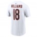 Футболка Caleb Williams Chicago Bears Nike 2024 NFL Draft First Round Pick Fuse Name & Number - White