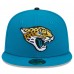 Бейсболка Jacksonville Jaguars New Era x Felt Teal 59FIFTY