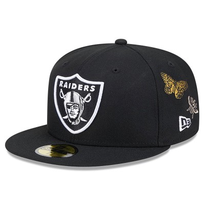 Бейсболка Las Vegas Raiders New Era x Felt Black 59FIFTY
