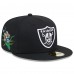 Бейсболка Las Vegas Raiders New Era x Felt Black 59FIFTY
