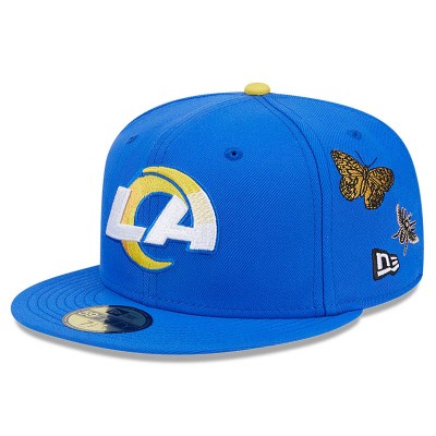 Бейсболка Los Angeles Rams New Era x Felt Royal 59FIFTY