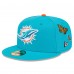 Бейсболка Miami Dolphins New Era x Felt Aqua 59FIFTY Fitted Бейсболка Miami Dolphins New Era x Felt Aqua 59FIFTY Fitted