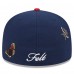 Бейсболка New England Patriots New Era x Felt Navy 59FIFTY