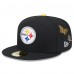 Бейсболка Pittsburgh Steelers New Era x Felt Black 59FIFTY