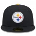 Бейсболка Pittsburgh Steelers New Era x Felt Black 59FIFTY