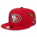 Бейсболка San Francisco 49ers New Era x Felt Scarlet 59FIFTY