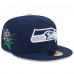 Бейсболка Seattle Seahawks New Era x Felt College Navy 59FIFTY
