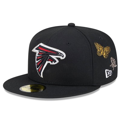 Бейсболка Atlanta Falcons New Era x Felt Black 59FIFTY